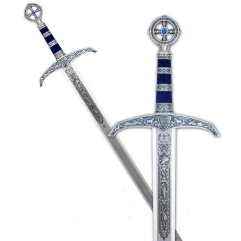 ESPADA ROBIN HOOD PLATA- GRABADO PROFUNDO